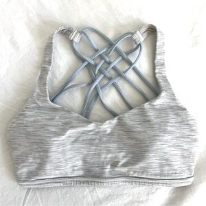 Lululemon Free to Be Wild Bra - Wee Are From Space Nimbus Battleship /Blue Linen